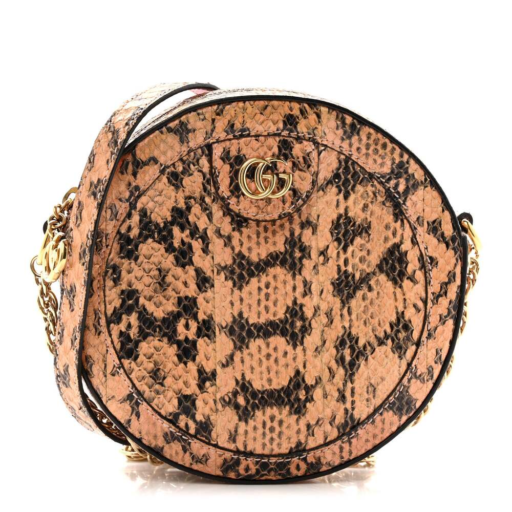 Gucci Snakeskin Gg Ophidia Round #240858G16B